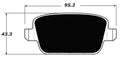 Porterfield Brake Pads for 2009 VOLVO S80 Fwd 300mm Front Disc w/Manual PB