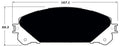 Porterfield Brake Pads for 2013 TOYOTA SIENNA