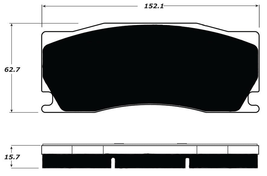 Porterfield Brake Pads for 2011 JAGUAR XKR S w/Alcon Brake Pkg.
