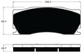 Porterfield Brake Pads for 2013 JAGUAR XKR w/Alcon Brake Pkg.