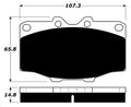 Porterfield Brake Pads for 1988 TOYOTA Pickup 4WD Turbo