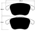 Porterfield Brake Pads for 2014 VOLKSWAGEN TIGUAN