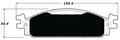 Porterfield Brake Pads for 2010 FORD TAURUS