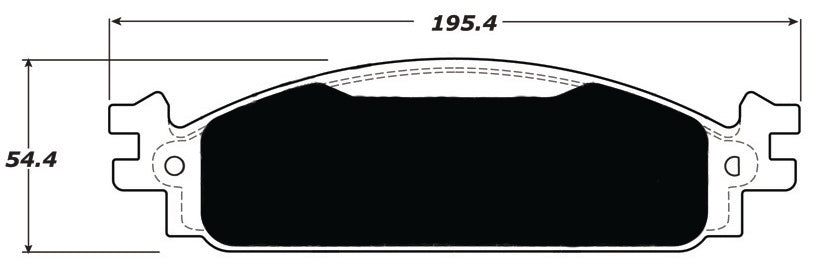 Porterfield Brake Pads for 2010 FORD TAURUS