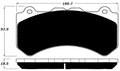 Porterfield Brake Pads for 2011 NISSAN GTR