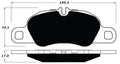 Porterfield Brake Pads for 2019 PORSCHE 718 Boxster