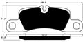 Porterfield Brake Pads for 2015 PORSCHE CAYENNE Ceramic Discs