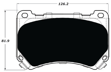 Porterfield Brake Pads for 2012 HYUNDAI GENESIS SEDAN V8
