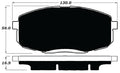 Porterfield Brake Pads for 2010 KIA FORTE 2.0L