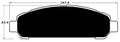 Porterfield Brake Pads for 2013 TOYOTA VENZA