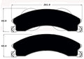 Porterfield Brake Pads for 2010 CHEVROLET SILVERADO 2500 4WD