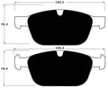 Porterfield Brake Pads for 2003 VOLVO XC90 w/328mm Front Disc