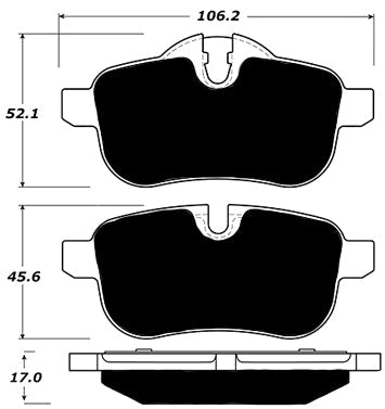 Porterfield Brake Pads for 2010 BMW Z4 30i