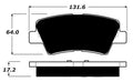 Porterfield Brake Pads for 2012 KIA OPTIMA EX Turbo