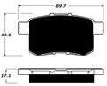 Porterfield Brake Pads for 2012 HONDA ACCORD COUPE EX