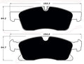 Porterfield Brake Pads for 2017 JEEP GRAND CHEROKEE w/350mm Front Disc