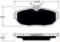 Porterfield Brake Pads for 2011 FORD MUSTANG GT w/Optional Brembo Front