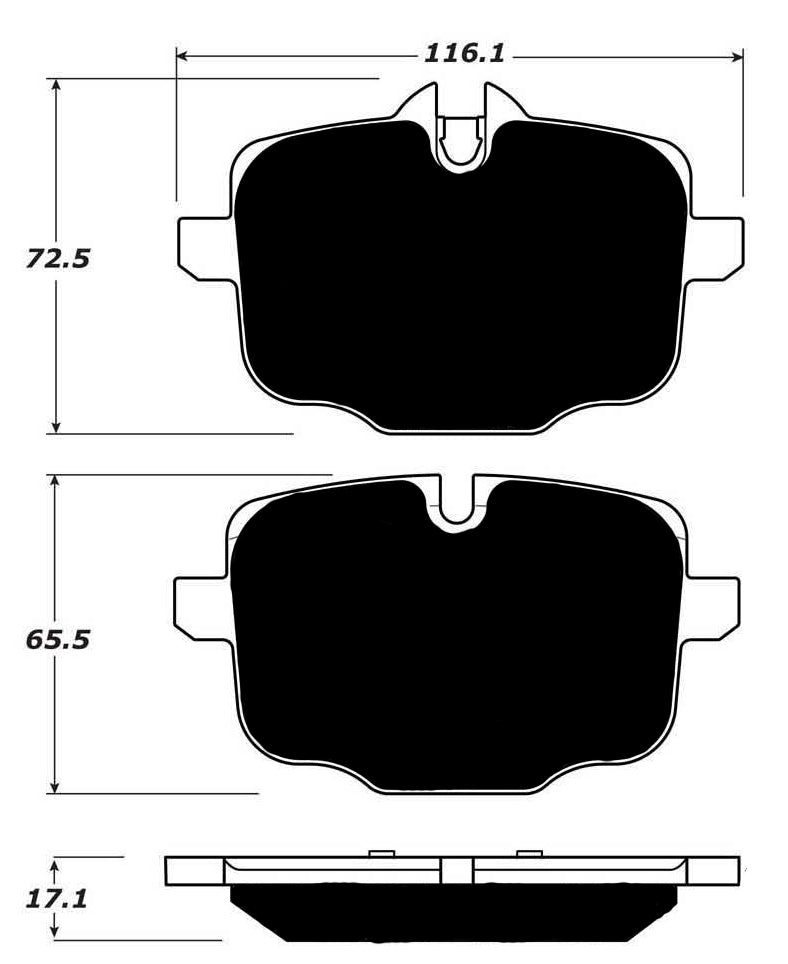 Porterfield Brake Pads for 2018 BMW 750iX