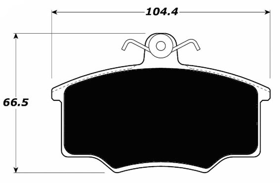 Porterfield Brake Pads for 1983 AUDI Coupe