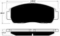 Porterfield Brake Pads for 2012 ACURA TSX