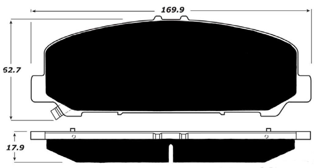 Porterfield Brake Pads for 2013 INFINITI QX56