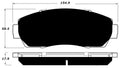 Porterfield Brake Pads for 2013 HONDA CROSSTOUR