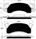 Porterfield Brake Pads for 1990 CHEVROLET SUBURBAN 2500 4WD