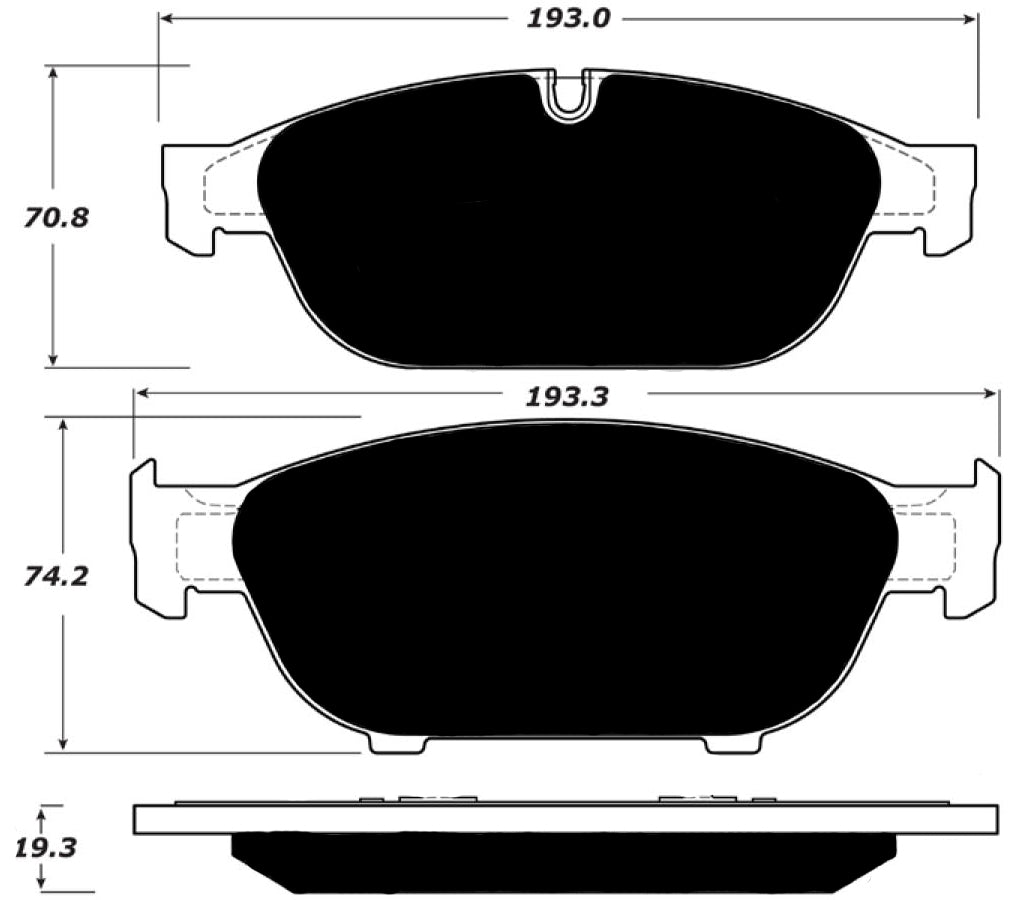 Porterfield Brake Pads for 2014 AUDI A7/A7 Quattro TFSI