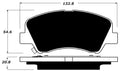 Porterfield Brake Pads for 2012 HYUNDAI ACCENT