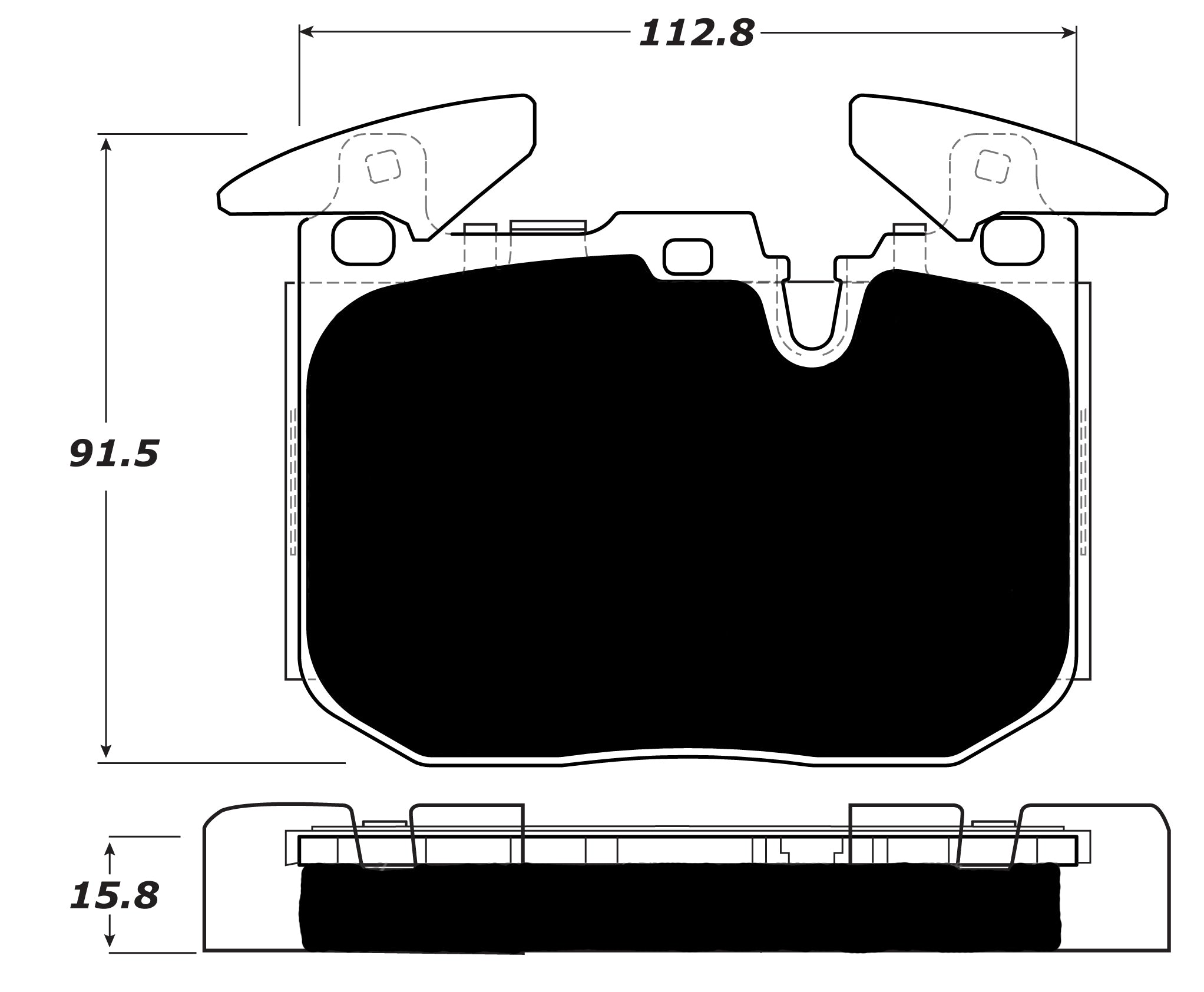 Porterfield Brake Pads for 2016 BMW 435i/xDrive/GT Base - M Sport Pkg w/370mm FD