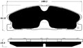 Porterfield Brake Pads for 2016 LINCOLN MKT Gray Calipers