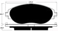 Porterfield Brake Pads for 2017 VOLKSWAGEN GTI - Performance Pkg