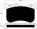 Porterfield Brake Pads for 2012 MERCEDES-BENZ E550 4-Matic