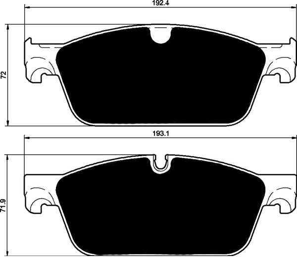 Porterfield Brake Pads for 2012 MERCEDES-BENZ ML500