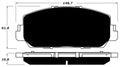 Porterfield Brake Pads for 2017 ACURA RDX