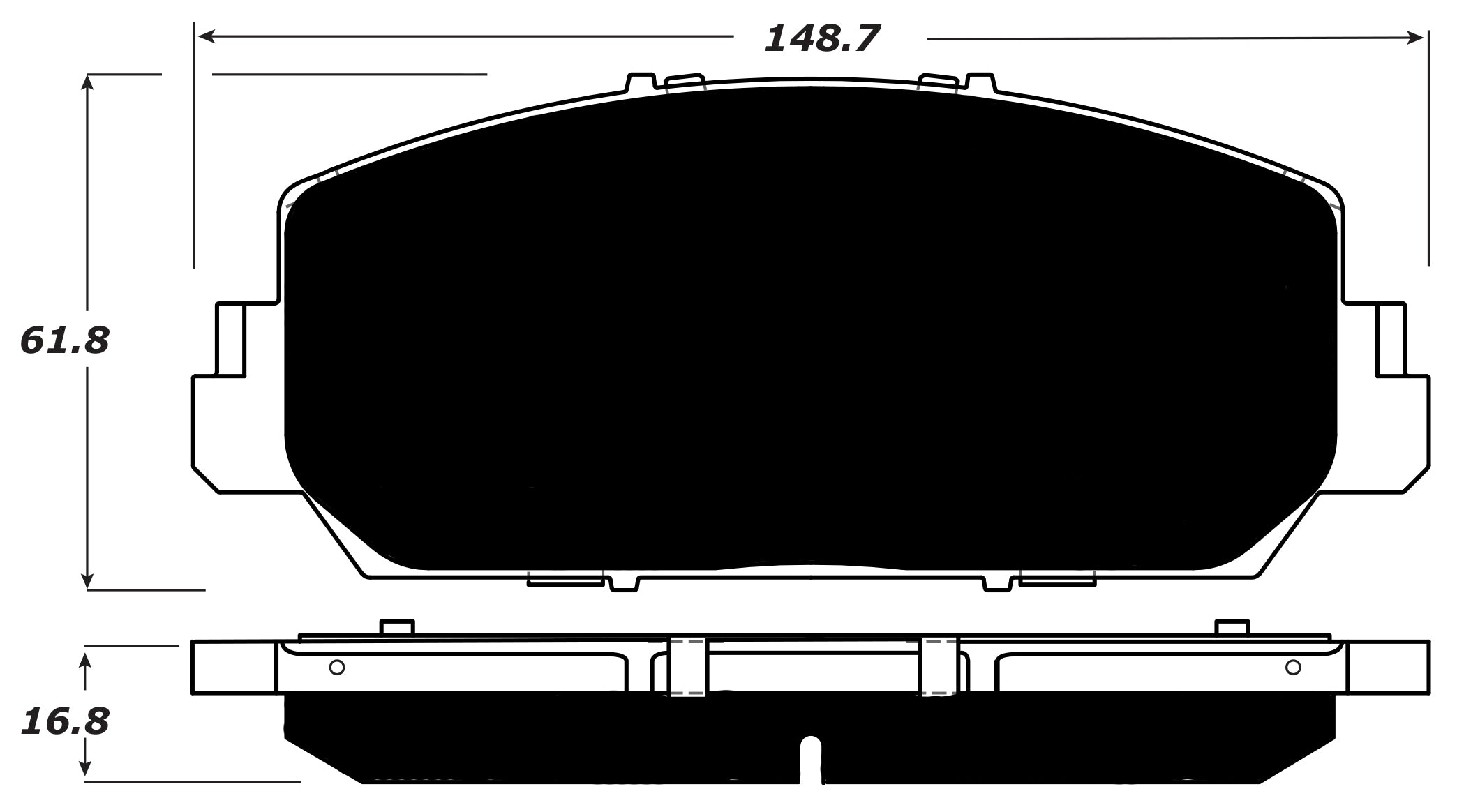 Porterfield Brake Pads for 2016 HONDA ACCORD Touring