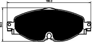Porterfield Brake Pads for 2017 VOLKSWAGEN Golf Wagon/Alltrack - w/USA Std Brk System