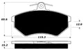 Porterfield Brake Pads for 2001 VOLKSWAGEN CABRIO