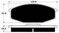 Porterfield Brake Pads for 1983 NISSAN 280ZX Turbo