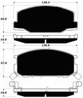 Porterfield Brake Pads for 1982 TOYOTA CELICA