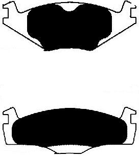 Porterfield Brake Pads for 1989 VOLKSWAGEN CABRIOLET