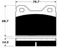 Porterfield Brake Pads for 1970 BMW 2000 CA