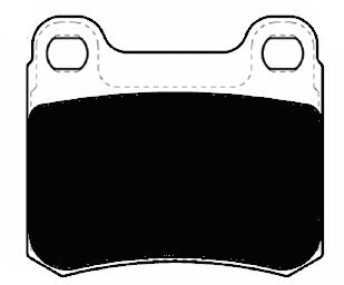 Porterfield Brake Pads for 1991 MERCEDES-BENZ 190E 2.3L w/o ASR