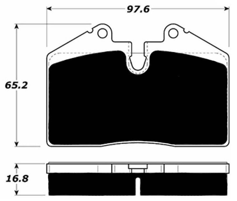 Porterfield Brake Pads for 1994 PORSCHE 911 Carrera 4