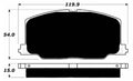 Porterfield Brake Pads for 1990 TOYOTA CELICA All-Trac Turbo