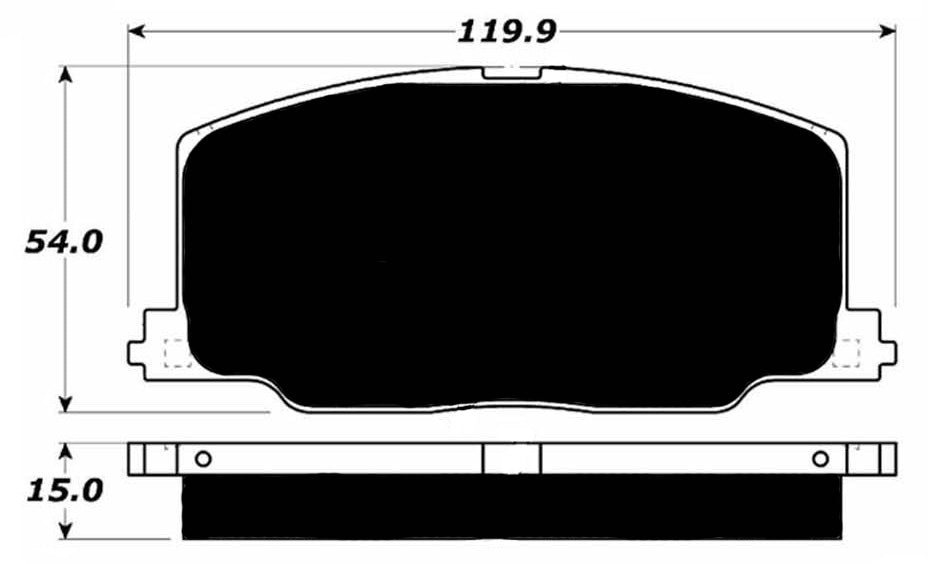 Porterfield Brake Pads for 1991 LEXUS ES 250