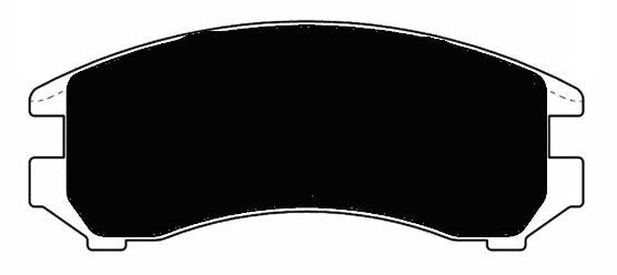 Porterfield Brake Pads for 1989 SUZUKI SWIFT 3 Door GTi