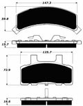 Porterfield Brake Pads for 1989 CHEVROLET K1500 4WD 10" R/Drum Std Cab Std Ch