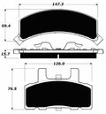 Porterfield Brake Pads for 1998 CHEVROLET ASTRO VAN 4WD