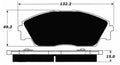 Porterfield Brake Pads for 1989 HONDA PRELUDE S